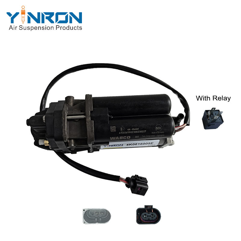 Mit Relais Luftfederkompressorpumpe für Audi E-Tron (2019 - 2022) 4KE616005E 4KE616005D 4KE616005F Airmatic-Versorgungseinheit