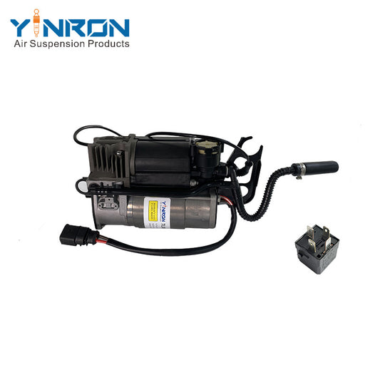 Air compressor pump with relay for Volkswagen Touareg I 7L single pump 7L0698007A 7L0698007B 7L0698007D