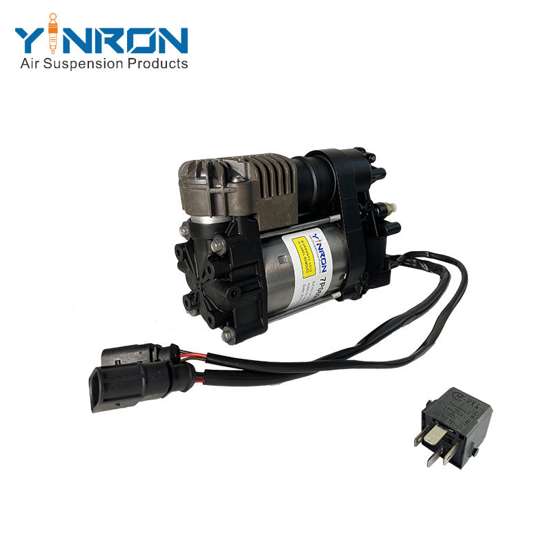 Volkswagen Touareg II 7P OEM 7P0698007 7P0698007A 7P0698007B 7P0698007C air compressor pump with relay