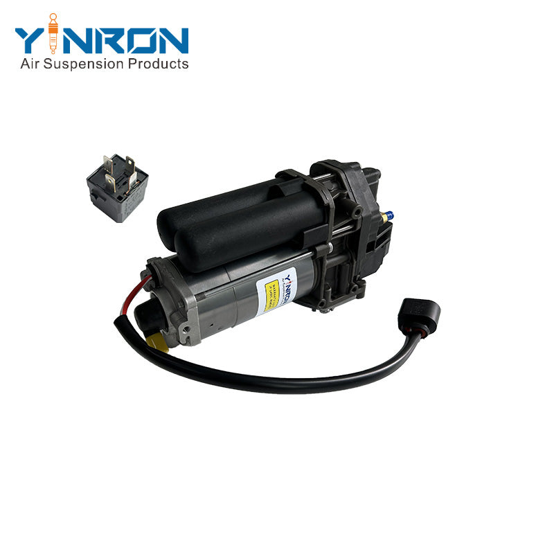 Pneumatic air compressor pump with relay for Porsche Cayenne III 9YA single pump 95861600700