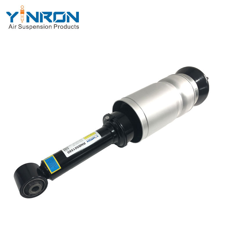 Side profile view of Land Rover Discovery 3 / Range Rover Sport L320 front air suspension strut (non-VDS), RNB501580