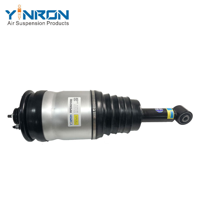 Eye-level straight view of Land Rover Discovery 3 / Range Rover Sport L320 rear air suspension strut (no VDS), RPD501090