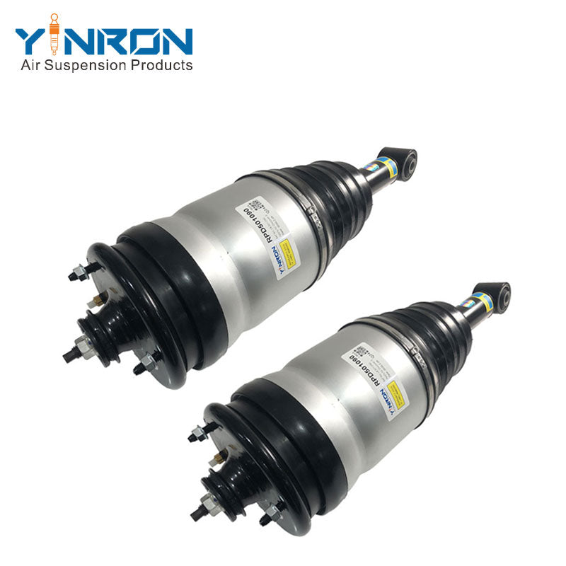 Side view of paired rear air suspension struts for Land Rover Discovery 3 / Range Rover Sport L320 (non-VDS), part number RPD501090 set