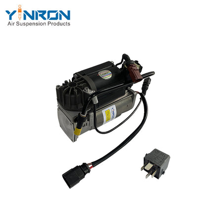YINRON Air Suspension Compressor 3D0616005M for Bentley – Front Right View with Relay
