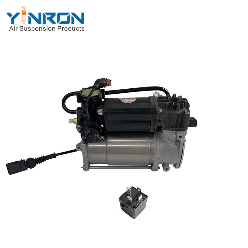 YINRON Air Suspension Compressor Pump 3D0616005M for Bentley – Top View Showing Motor and Wiring