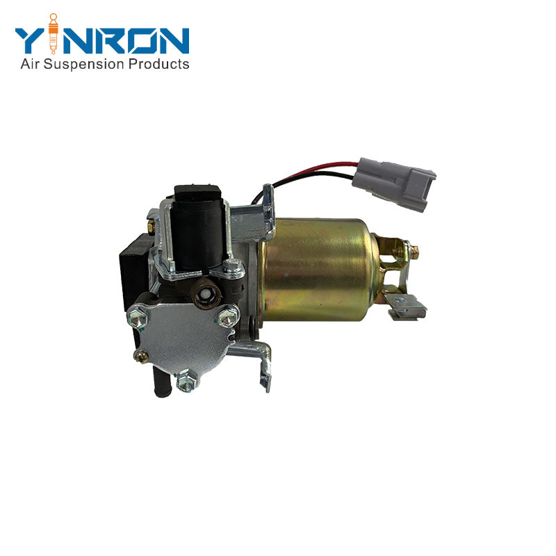 Detailed close-up view of Air Suspension Compressor Pump for Toyota Harrier / Lexus RX300, RX330, RX350 (4891048010, Without Relay)
