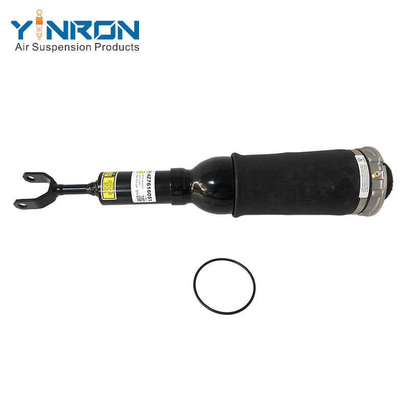 Top-down view showing the upper mount for Audi A6 C5 Allroad Quattro front air suspension strut (4Z7413031A)