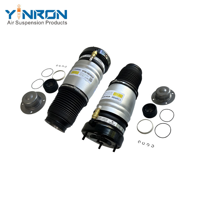 Complete front left and right air shock absorber assembly set for Audi A6 C6 4F (4F0616039AA, 4F0616040AA)