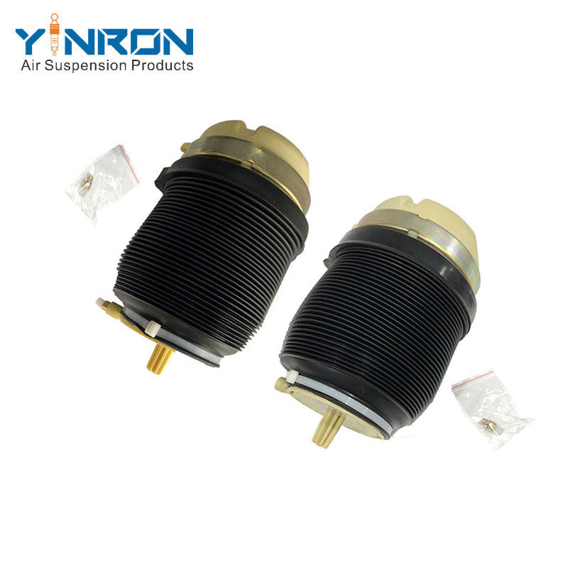 A pair of rear air suspension springs for Audi A6 C6 4F (4F0616001J)