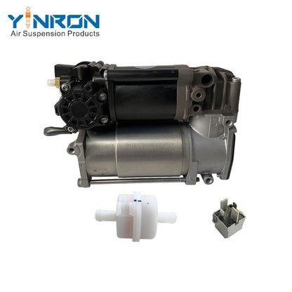 Rear flat view for Audi A6 C7 4G air suspension compressor pump with Relay and Air Filter (4G0616005D)
