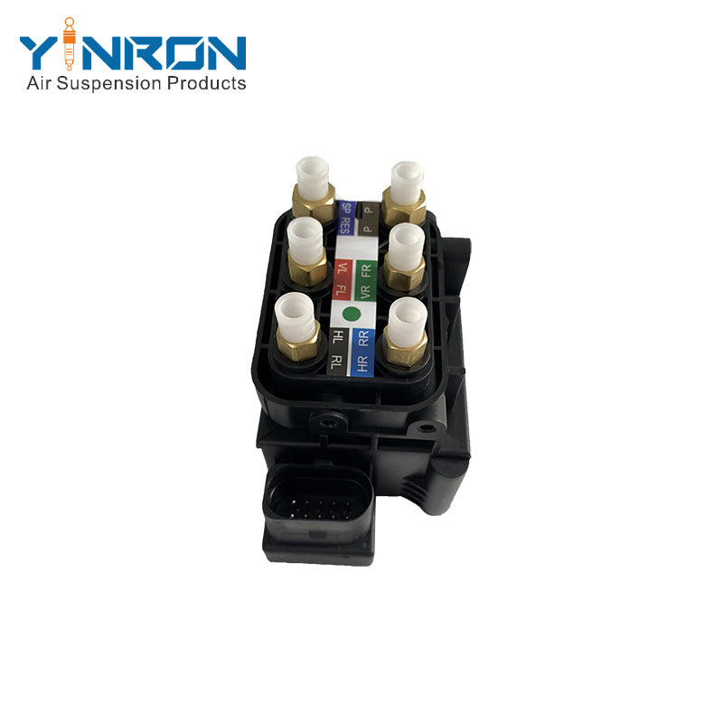 Plug top view for Audi A6C7 4G air suspension valve block (4G0616005C)