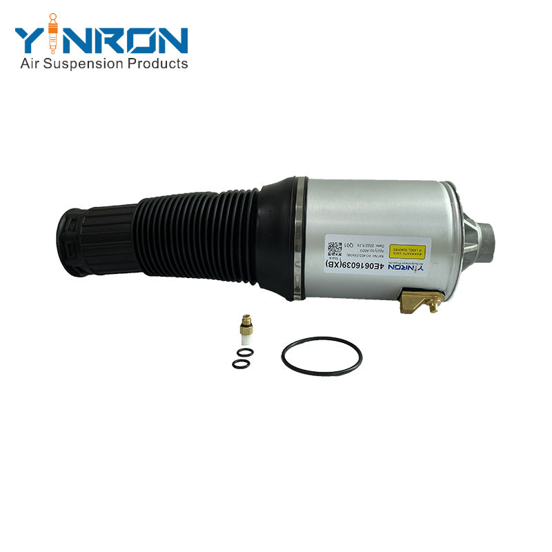 Top-down perspective view for Audi A8 D3 4E front air suspension spring (4E0616039AF)
