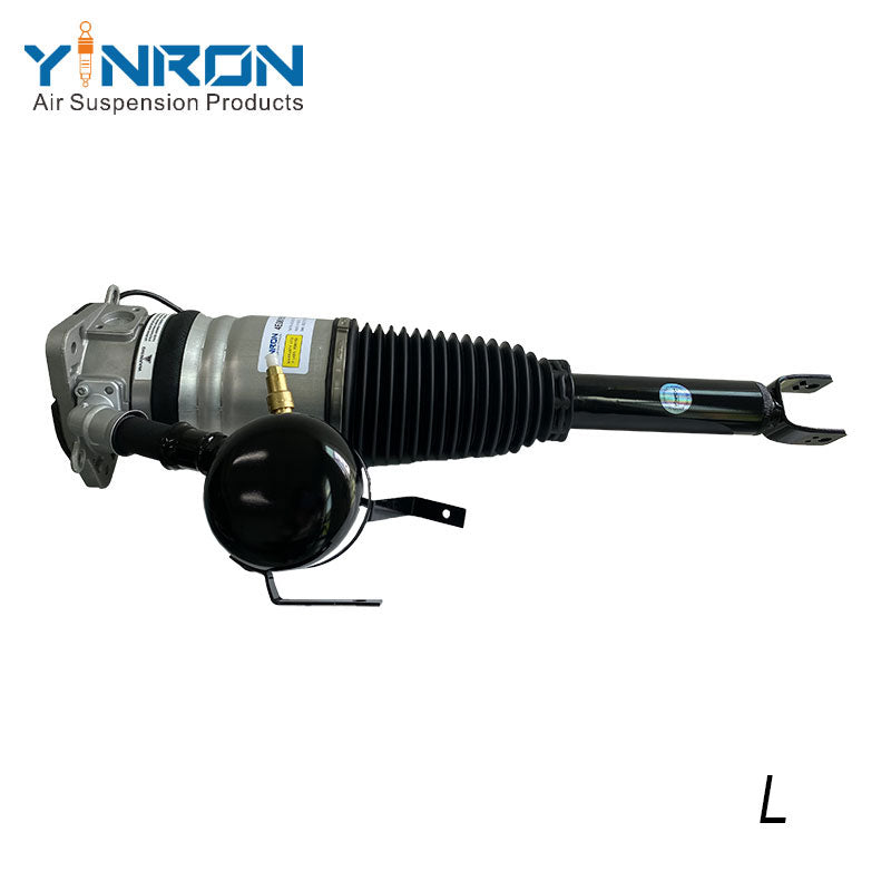 Straight eye-level view for Audi A8 D3 4E rear left air suspension strut (4E0616001E)