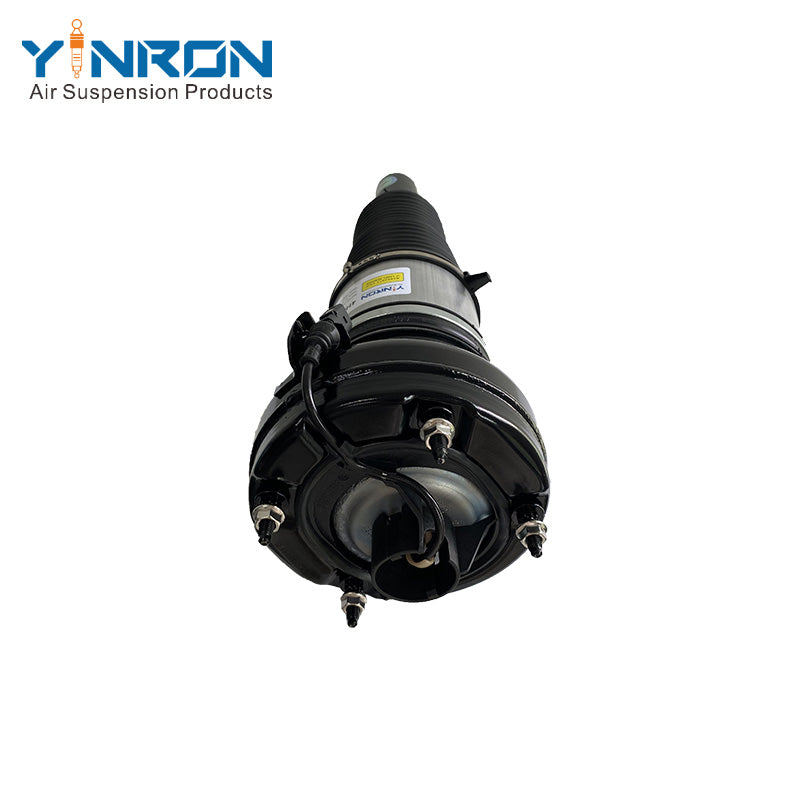 Detailed bottom mounting view for Audi A8 D4 4H front air suspension strut (4H0616039AB)