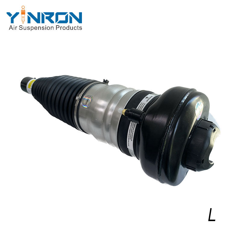 Detailed bottom mounting fork view for Audi A8 D5 4N front left air suspension strut (4N4616039F)
