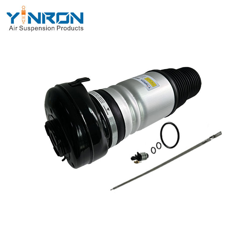 Close-up top mount detail for Audi Q7 4M front air suspension spring (4M0616039AC)