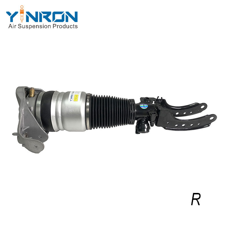 Straight eye-level view for Audi Q7 7L front right air suspension strut (7L8616040D)