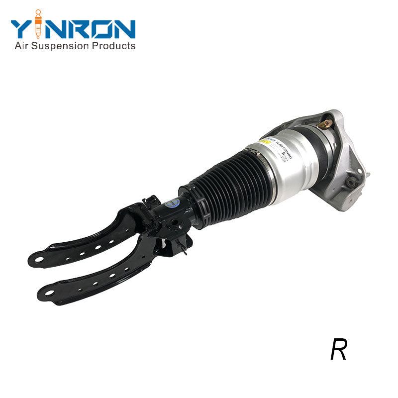 Side profile view for Audi Q7 7L front right air suspension strut (7L8616040D)