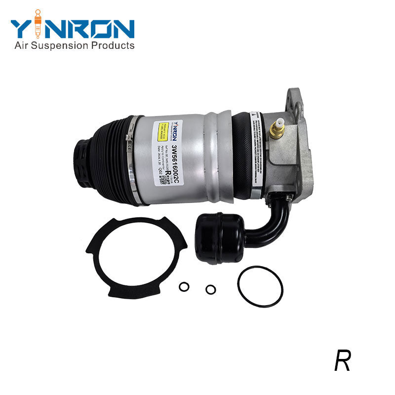 Straight eye-level view for Bentley Continental GT GTC & Flying Spur rear right air suspension spring (3W5616002)
