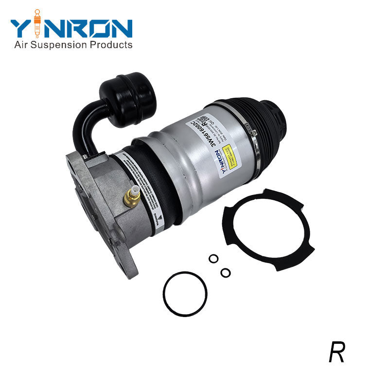Full front view for Bentley Continental GT GTC & Flying Spur rear right air suspension spring (3W5616002)
