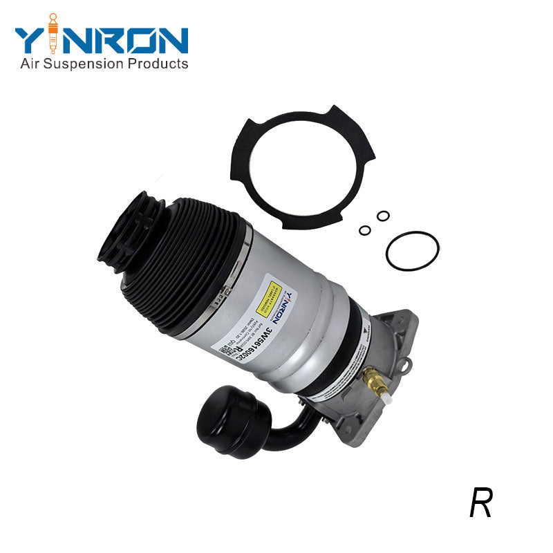Side profile view for Bentley Continental GT GTC & Flying Spur rear right air suspension spring (3W5616002)
