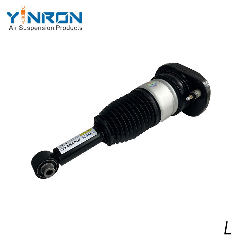45-degree angled perspective view for BMW 5-Series G31 rear air suspension strut (37106882825) without VDC
