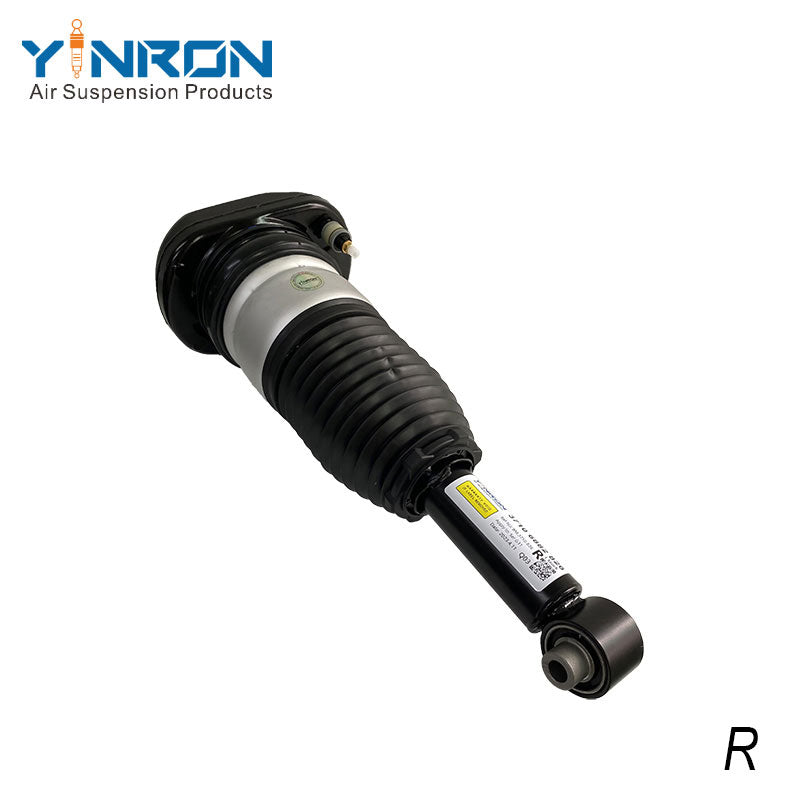 Professional side profile view for BMW 5-Series G31 rear air suspension strut (37106882825) without VDC