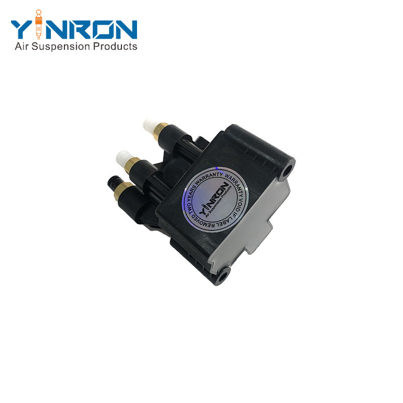Side view of BMW 6 Series G32 air suspension valve block (37206886721)