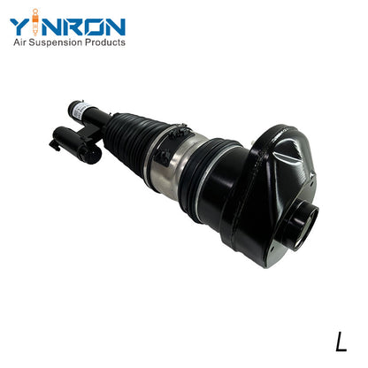 Detailed bottom mounting view for BMW 6-Series G32 GT front left air suspension strut with VDC (xDrive) (37106866705)
