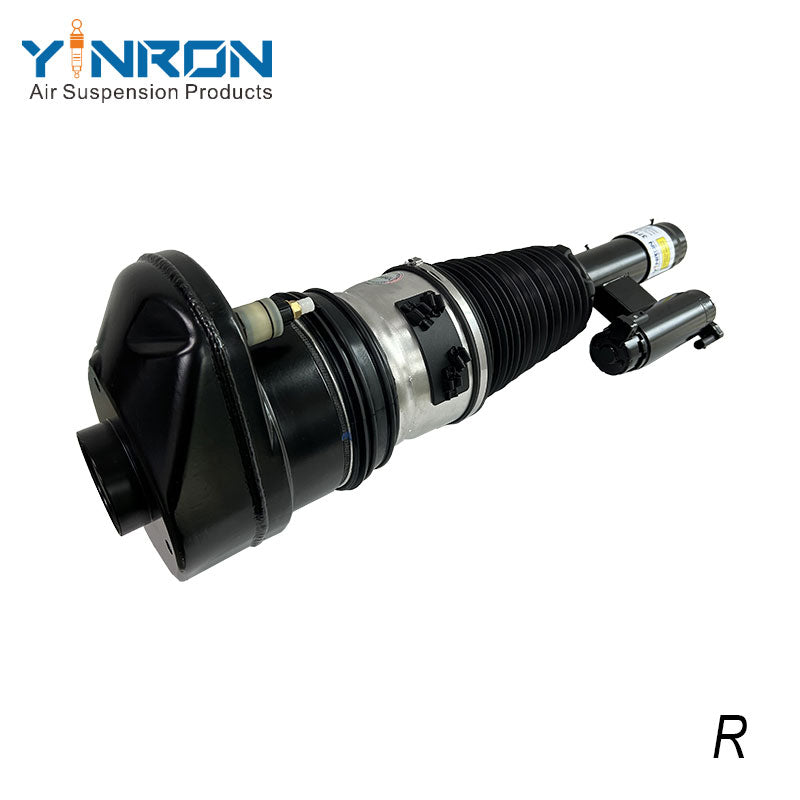 Detailed bottom mounting view for BMW 6-Series G32 GT front right air suspension strut with VDC (xDrive) (37106866706)