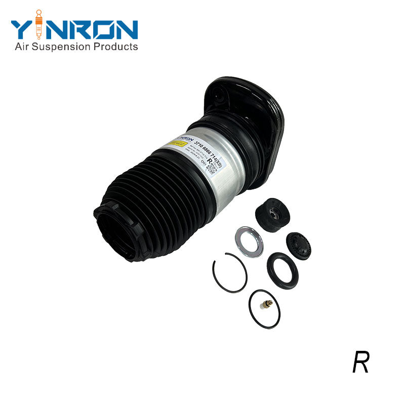 Detailed side view for BMW 6-Series G32 GT rear air suspension spring (37106872968) with RWD & AWD