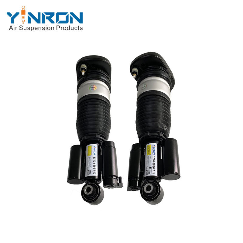 Matching pair set view for BMW 6-Series G32 rear air suspension strut (37106866714 and 37106866713) with VDC