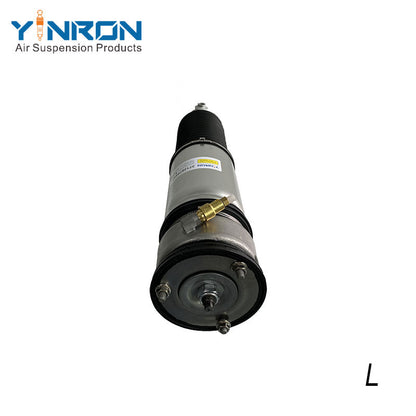 Detailed bottom mounting view for BMW 7-Series E65 E66 rear left air suspension strut without solenoid (EDC) (37126785537)
