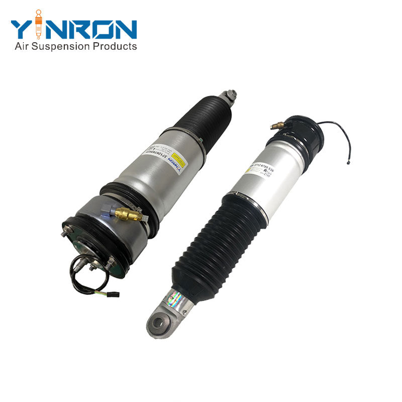 A pair for rear left and right air suspension struts with solenoid (EDC) for BMW 7-Series E65 E66 (37126785535 and 37126785536)
