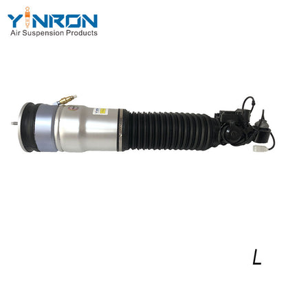 Straight eye-level view for BMW 7-Series F01 F02 rear left air suspension strut with EDC (37126796929)
