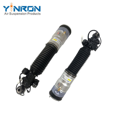 Complete rear air shock absorber assembly set with EDC for BMW 7-Series F01 F02 including OE 37126796929 and 37126796930