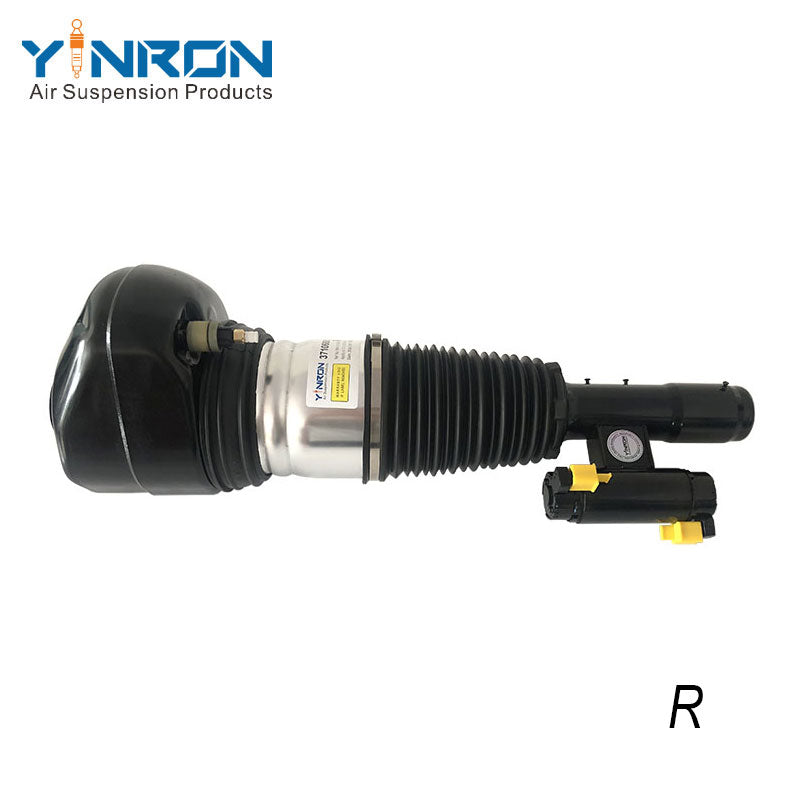 Straight eye-level view for BMW 7-Series G11 G12 front right air suspension strut (37106881062) with 4WD xDrive