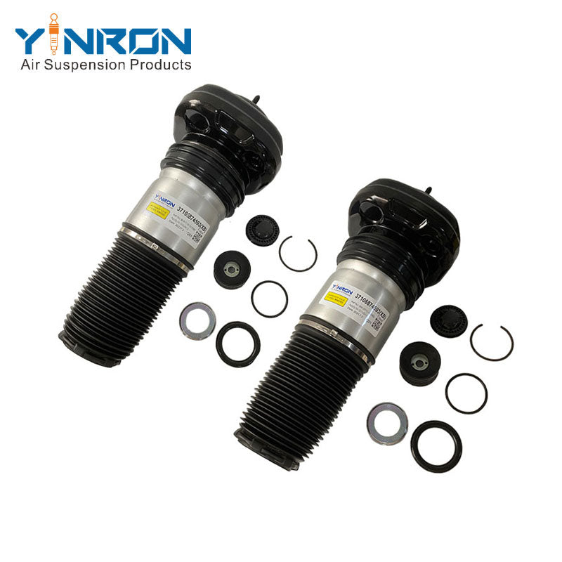 Full front view for BMW 7-Series G11 G12 rear air suspension spring pair (37106874593 and 37106874594)