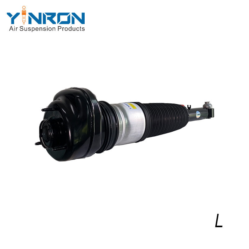 Detailed bottom mounting view for BMW 7-Series G11 G12 rear left air suspension strut (37106874593)