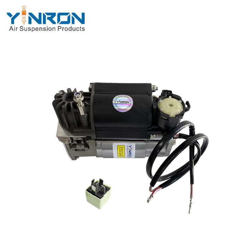 Top angle view for BMW X5 E53 2corner air suspension compressor pump with relay (37226787616)