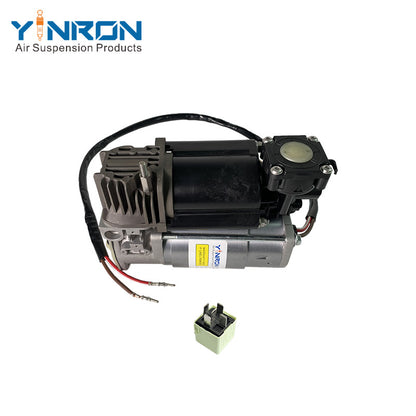 Overhead topdown view for BMW X5 E53 4corner air suspension compressor pump with relay (37226787617)