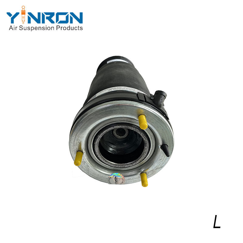 Detailed bottom mounting view for BMW X5 E53 front left air suspension spring (37116757501)