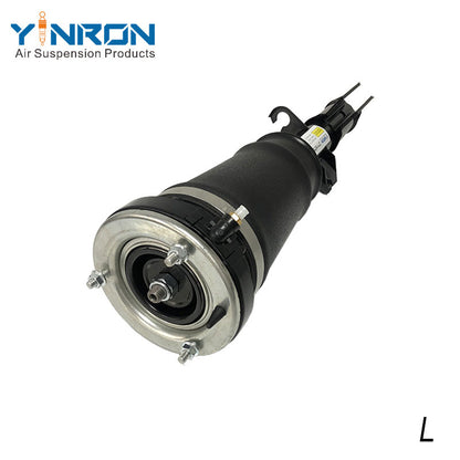 Detailed bottom mounting view for BMW X5 E53 front left air suspension strut (37116757501)