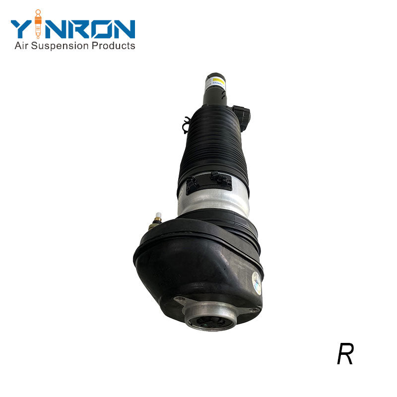 Detailed bottom mounting view for BMW X5 G05 front right air suspension strut (37106869030)