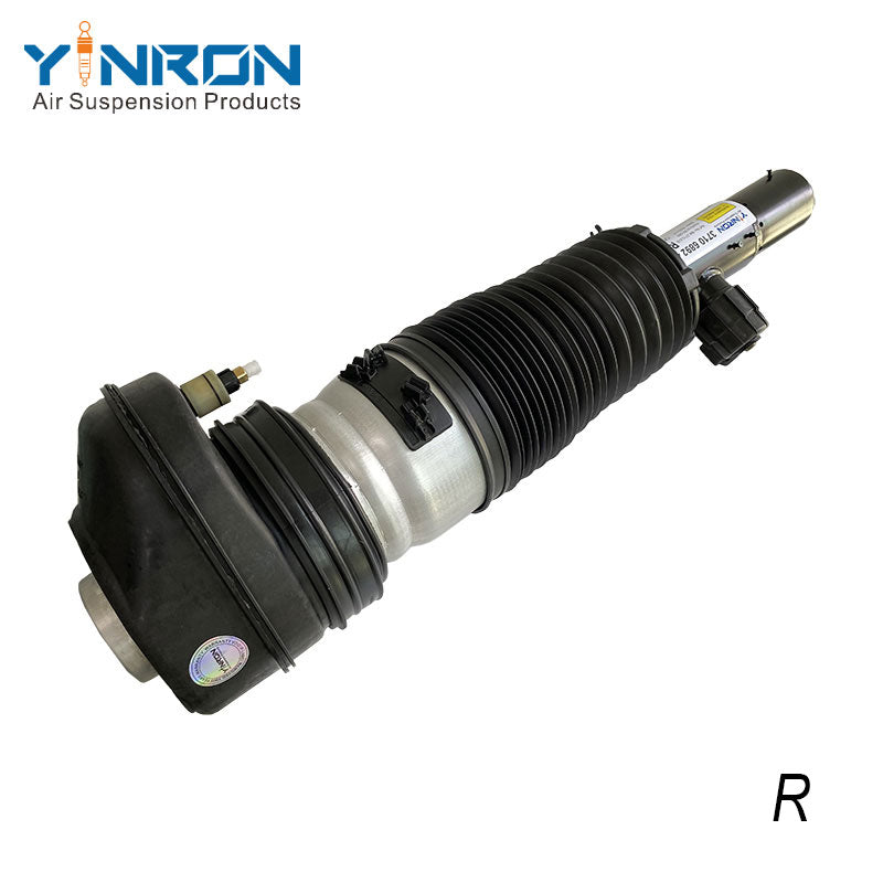 Detailed bottom mounting view for BMW X6 G06 front right air suspension strut (37106892426)