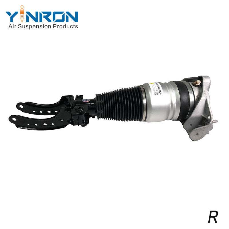 Standard eye-level view of Porsche Cayenne 955 Front Right air strut, factory-spec replacement for PASM air suspension.