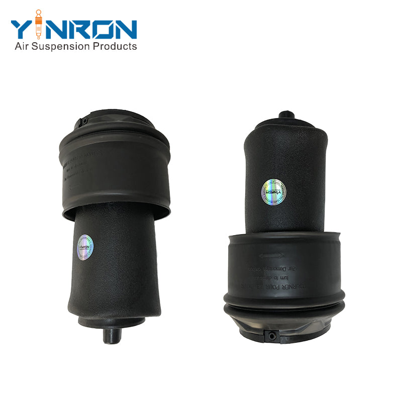 Pair set flat front view of two Citroen Jumpy / Dispatch Peugeot Expert II / Fiat Scudo II 2007~2016 rear air suspension springs OEM 5102R9