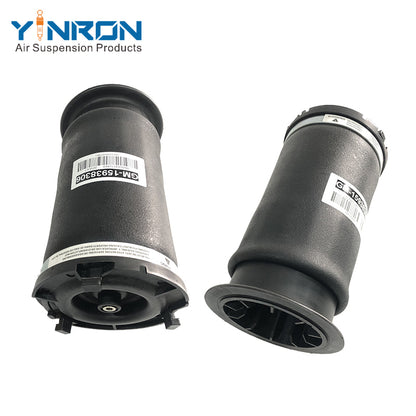 Pair view of Hummer H2 rear air suspension springs (15938306)