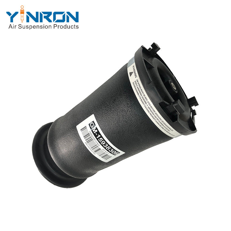 Side view of Hummer H2 rear air suspension spring (15938306)