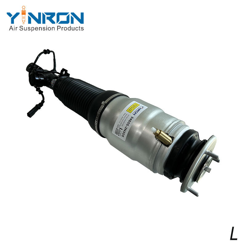 Top down overhead vertical view of Hyundai Equus front left ECS air shock absorber strut part number 54605-3N550